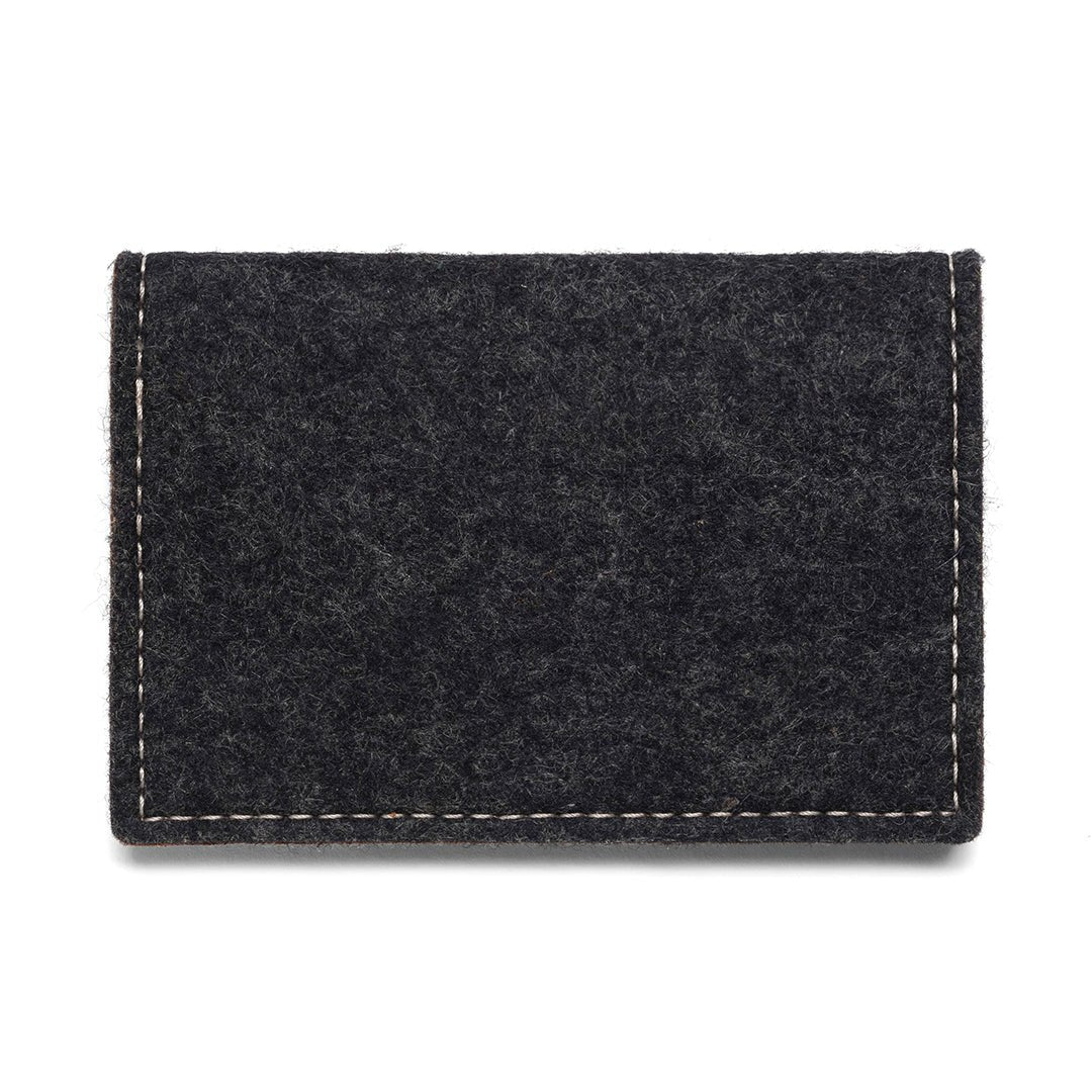 Felt and Leather Bifold Wallet - Kyrgies
