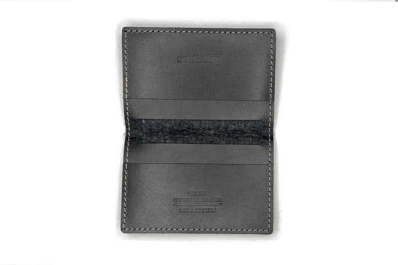 Felt and Leather Bifold Wallet - Kyrgies