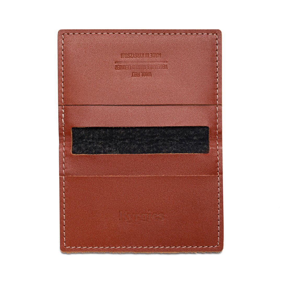 Felt and Leather Bifold Wallet – Kyrgies