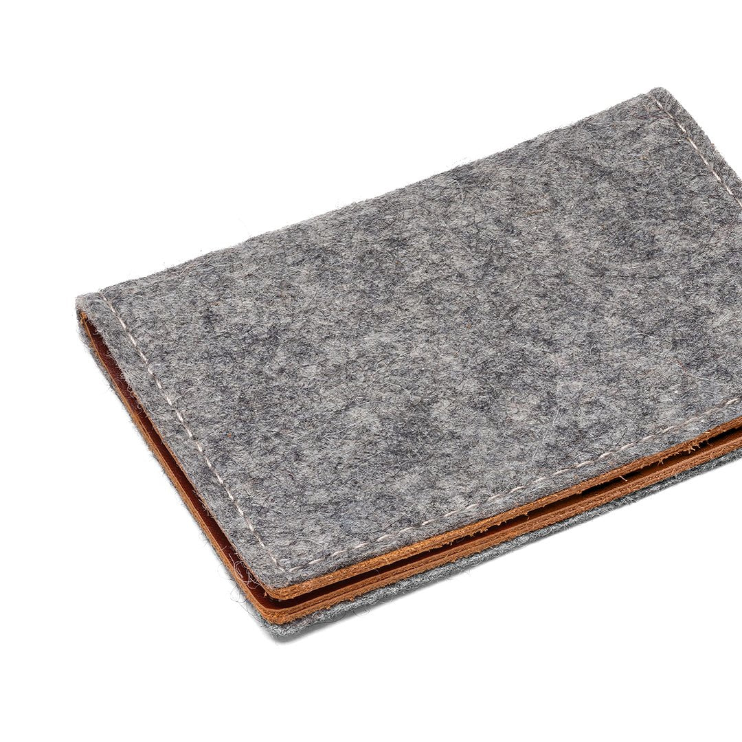 Felt and Leather Bifold Wallet – Kyrgies