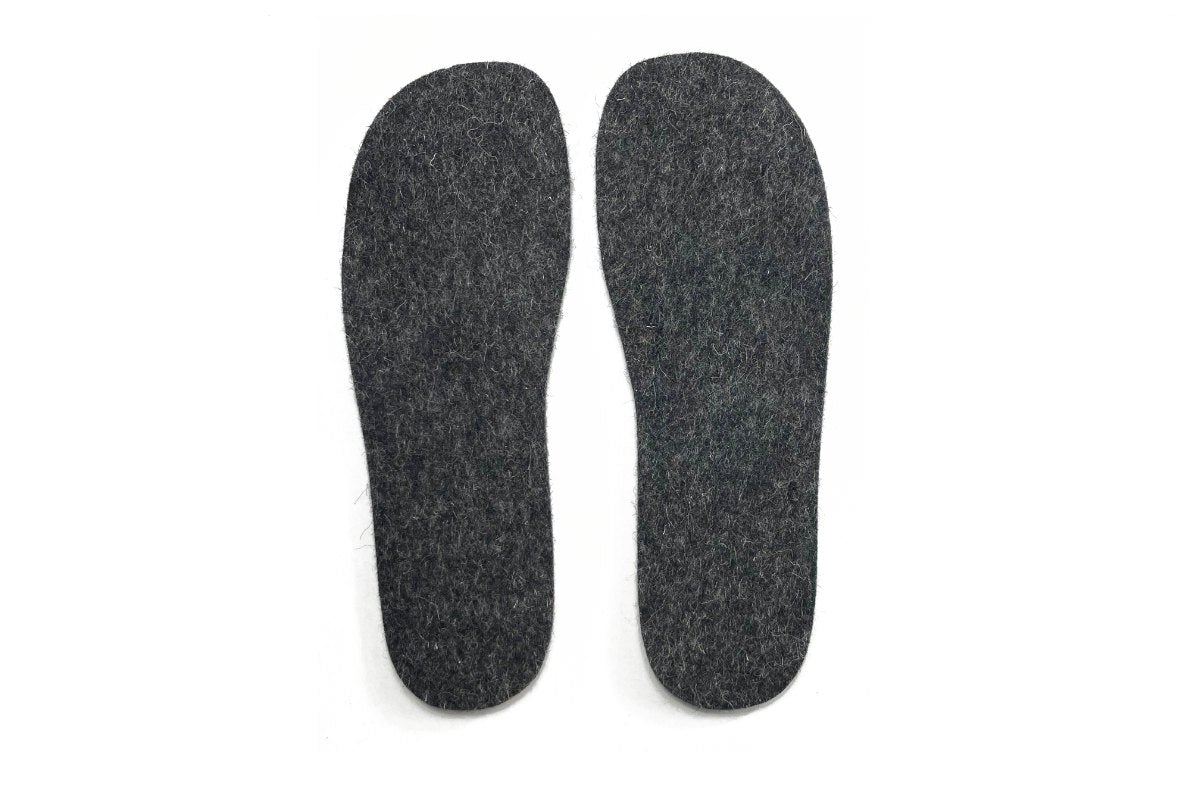 Felt Insoles - Charcoal / W 5 (Euro 35)