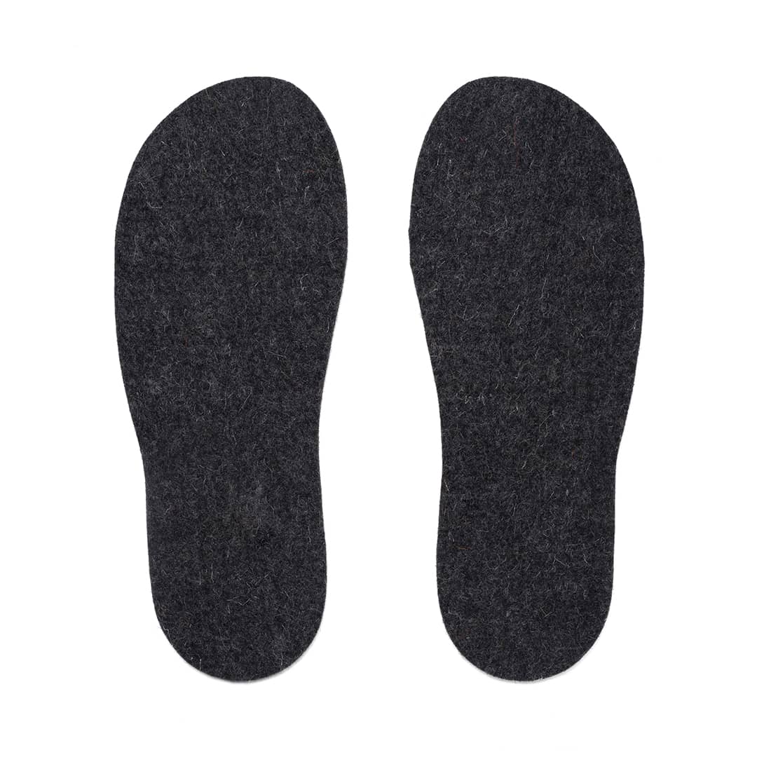 Felt Insoles - Charcoal / W 5 (Euro 35)