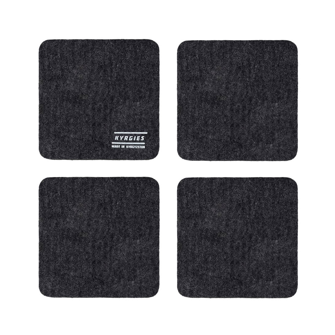 Kyrgies Coaster 4 Pack - Charcoal - Kyrgies