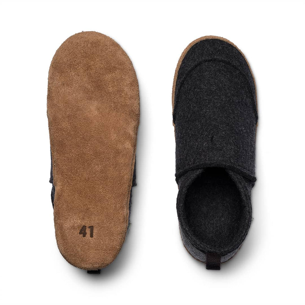 Wool House Shoes with All Natural Leather Sole â Kyrgies