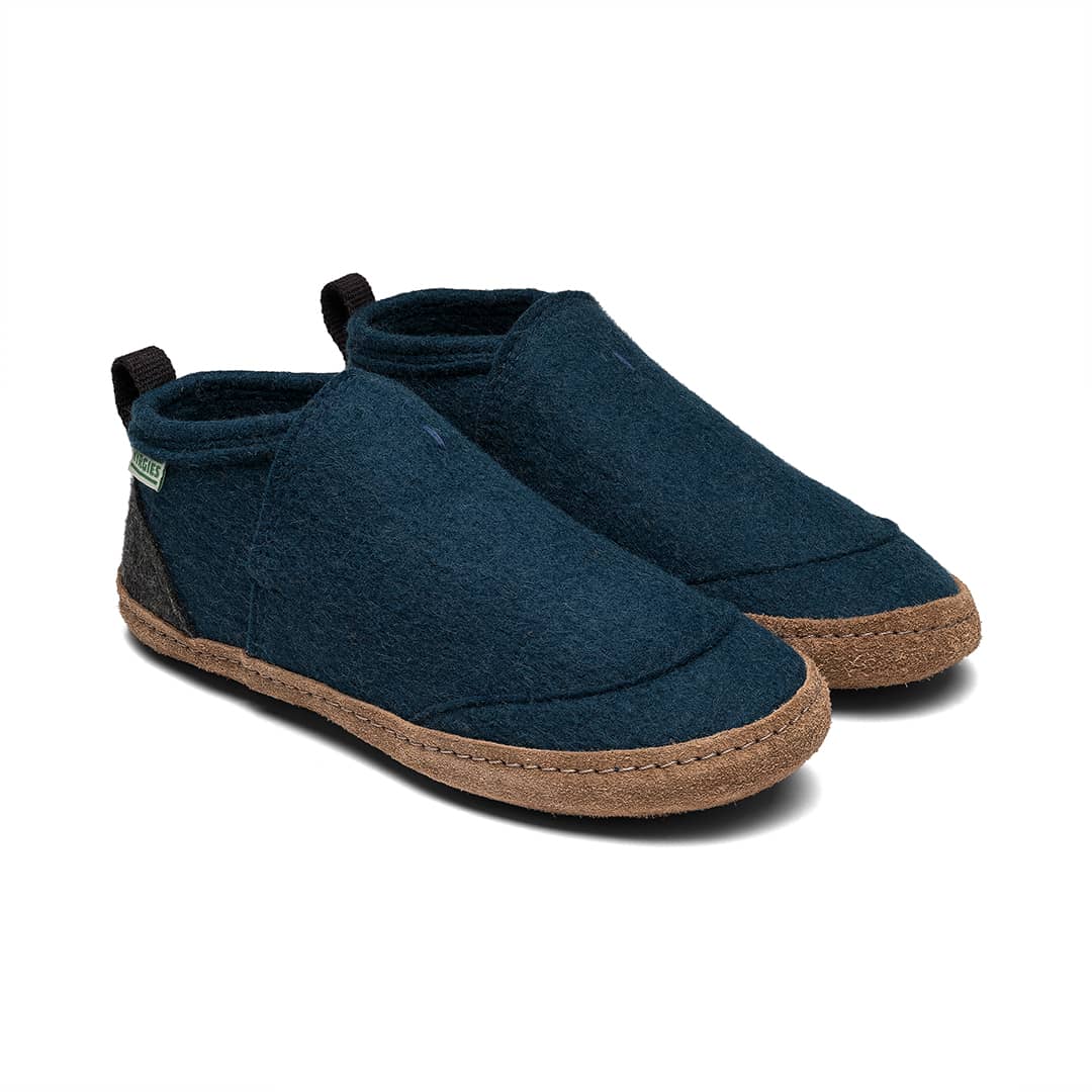 【MODERNIF】Reason Leather Slippers Wool House Shoes with All Natural Leather Sole – Kyrgies