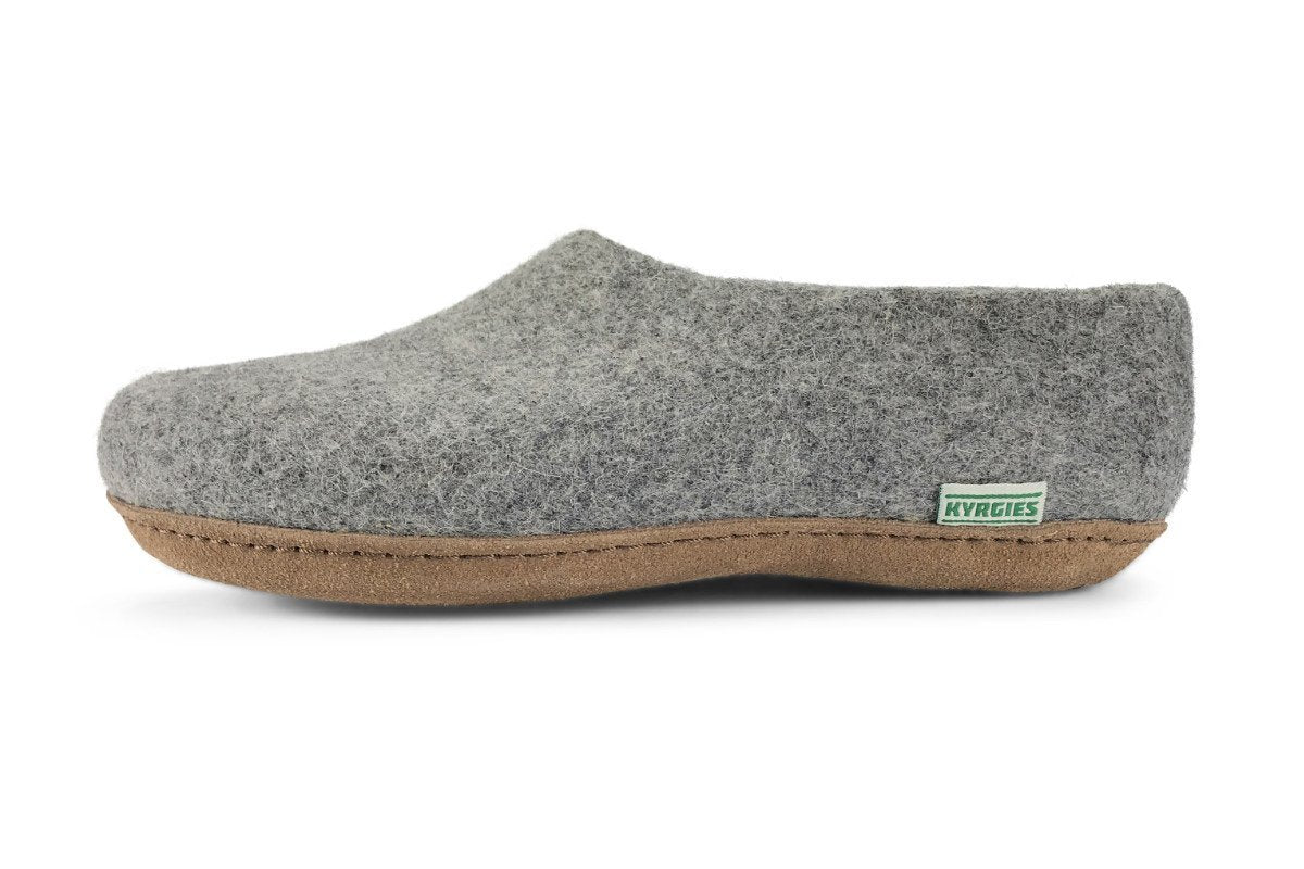 Kyrgies All Natural Molded Sole - High Back - Gray Men's - Kyrgies