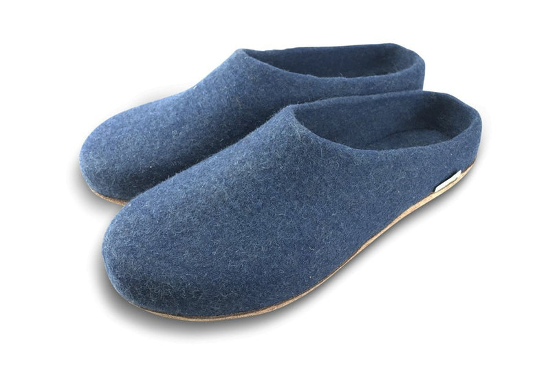 Kyrgies All Natural Molded Sole - Low Back - Heathered Navy Men's - Kyrgies