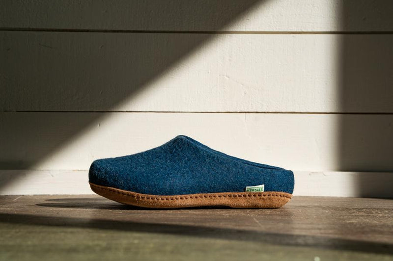 Kyrgies All Natural Molded Sole - Low Back - Heathered Navy Men's - Kyrgies