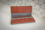 Large Felt and Leather Wallet - Kyrgies