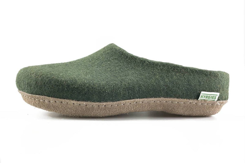 Ydeevne Adgang At deaktivere Handmade Wool Felt Slippers with Arch Support and Leather Sole – Kyrgies